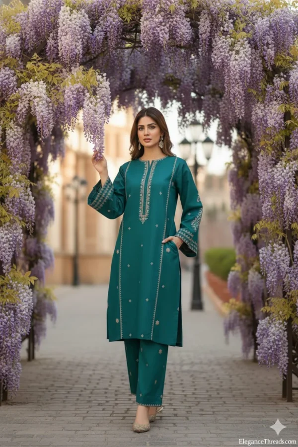 Emberelle ( Stitched 2 Pcs)